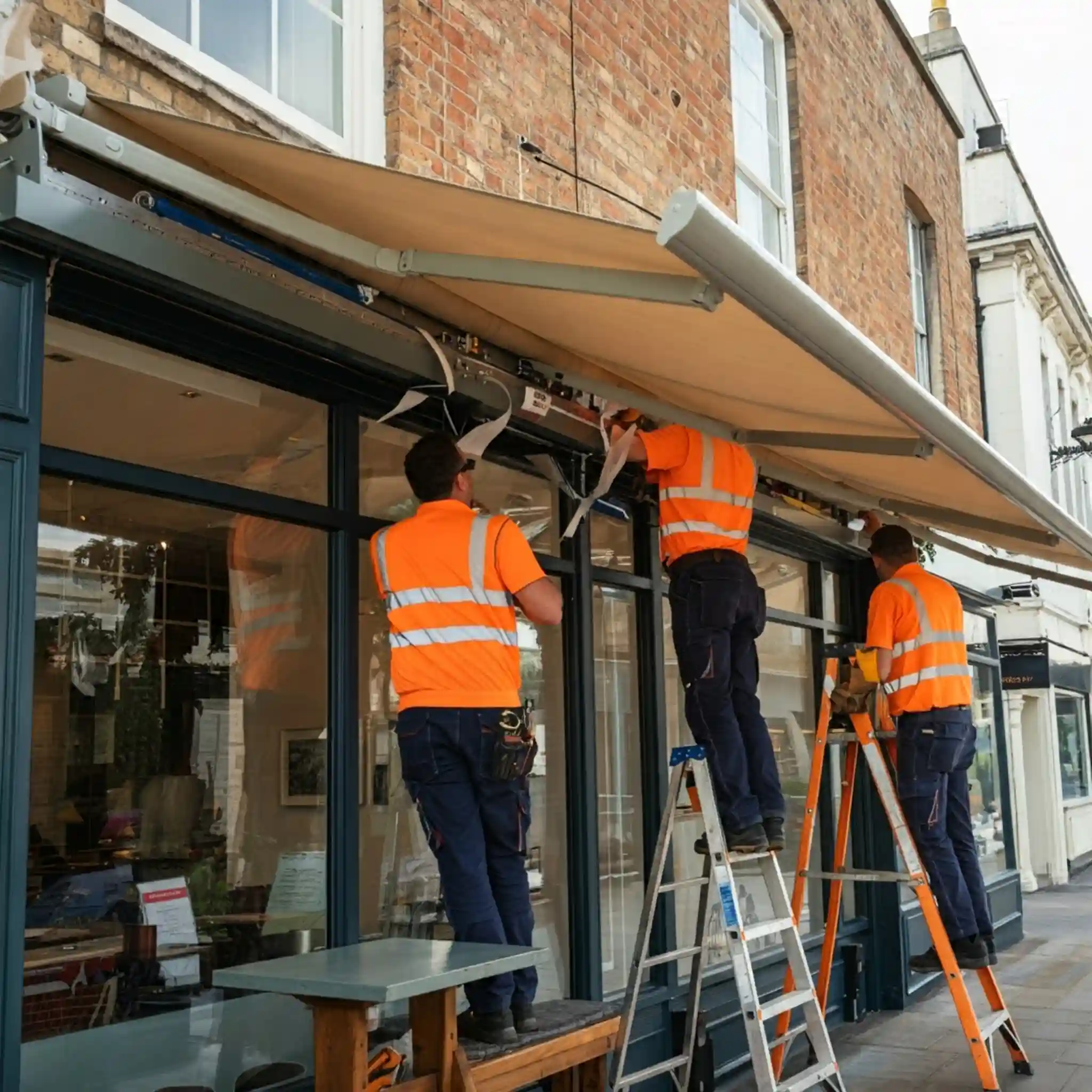 Expert awning repair for London shops and restaurants